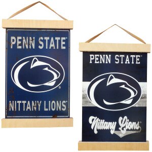 Penn State Nittany Lions reversible sign with Athletic Logos